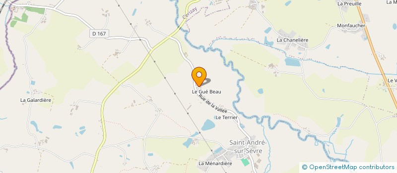 localisation de l'entreprise BARAVEL  SAINT-ANDRE-SUR-SEVRE