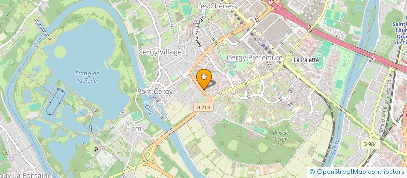 localisation de l'entreprise BARAWULLE  CERGY