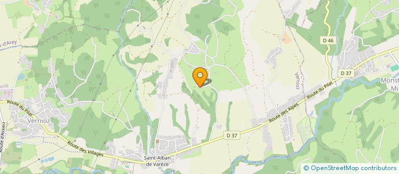 localisation de l'entreprise BARB'CHARPENTE  VERNIOZ