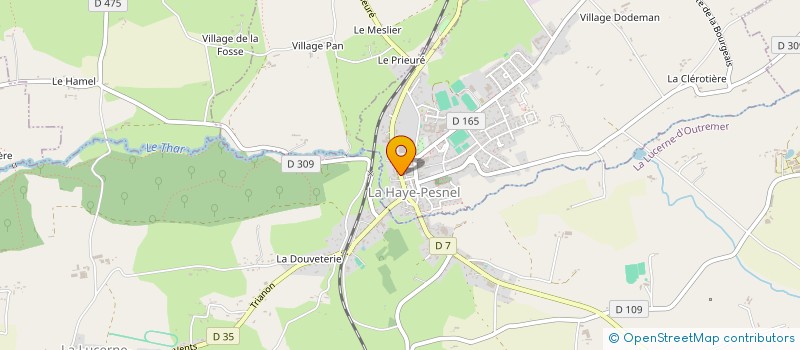 localisation de l'entreprise BARB HAIR MEN'S  LA HAYE-PESNEL