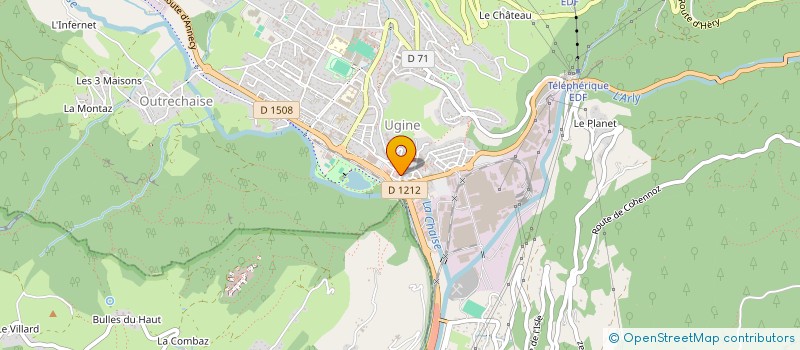 localisation de l'entreprise BARB'HAIR SHOP  UGINE