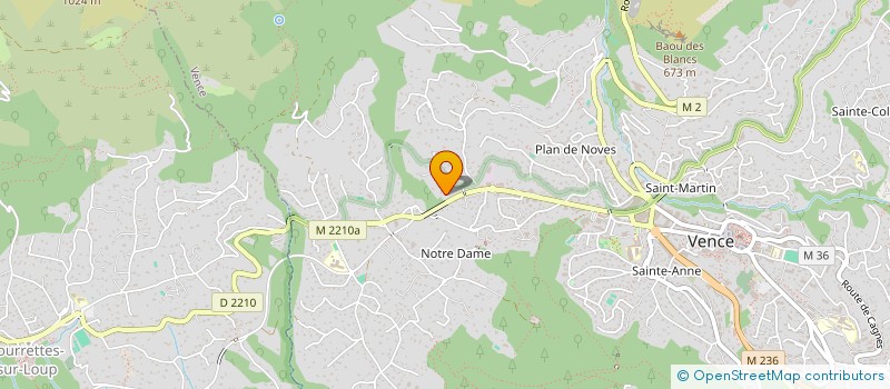 localisation de l'entreprise BARBA ZOUN à VENCE