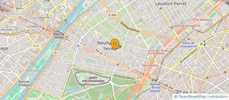localisation de l'entreprise BARBACANE DU CASTEL à NEUILLY-SUR-SEINE