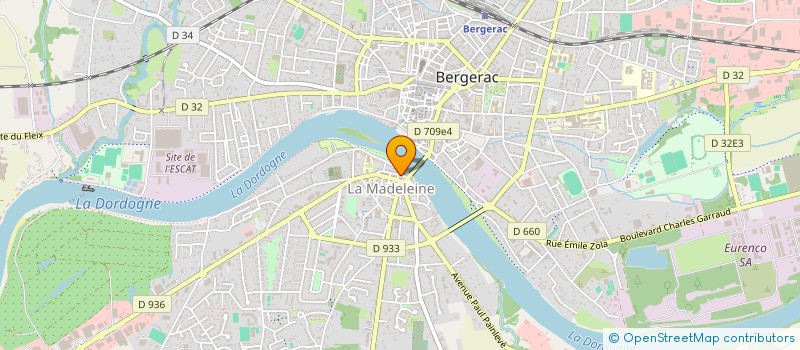 localisation de l'entreprise BARBACANE RIVE GAUCHE à BERGERAC