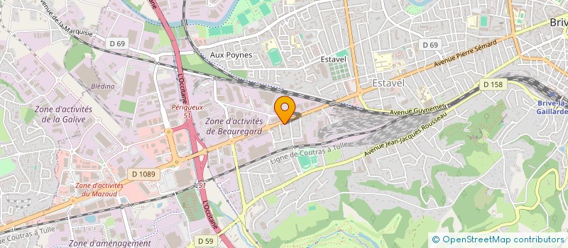 localisation de l'entreprise BARBADOS  BRIVE-LA-GAILLARDE