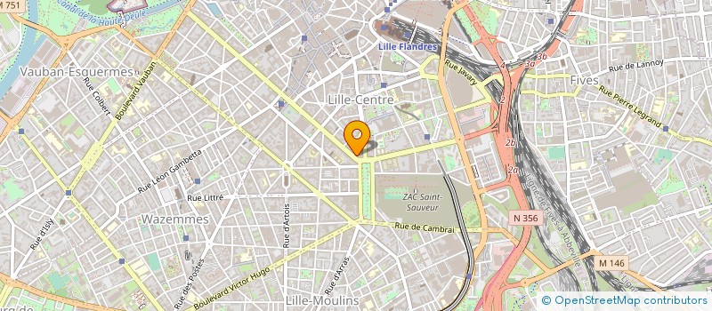 localisation de l'entreprise BARBAK à LILLE