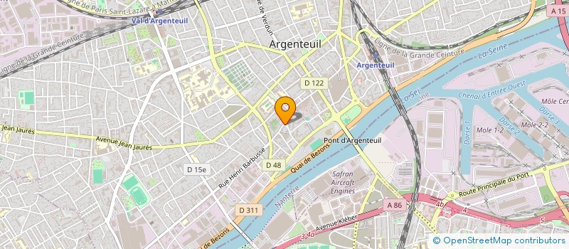 localisation de l'entreprise BARBAK HOUSE  ARGENTEUIL