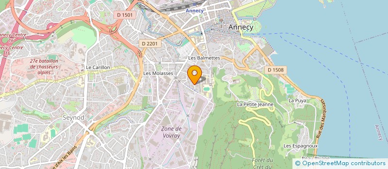 localisation de l'entreprise BARBAL-THOUVENOT INDIVISION à ANNECY