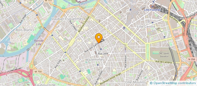 localisation de l'entreprise BARBALLY SARL à LILLE