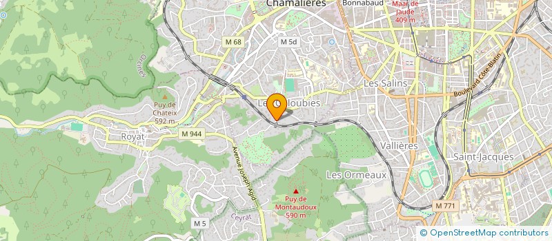 localisation de l'entreprise BARBALUK  CHAMALIERES