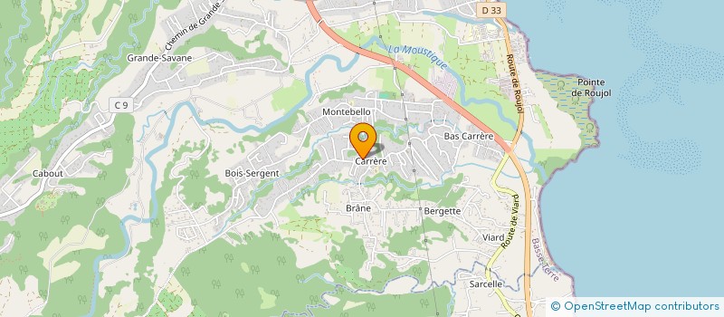 localisation de l'entreprise BARBAN CAMBIER SOUREING à PETIT-BOURG
