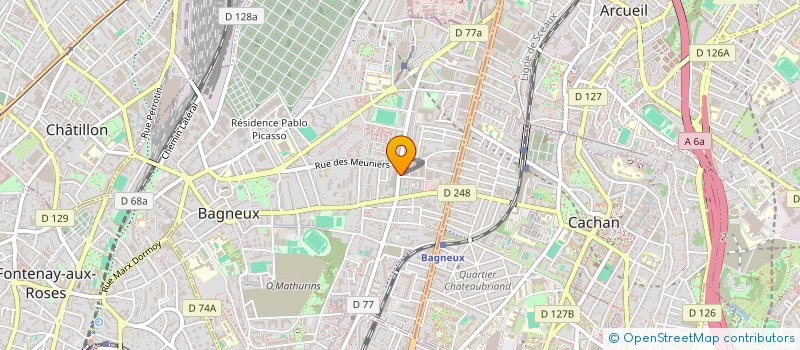 localisation de l'entreprise BARBANEL  BAGNEUX