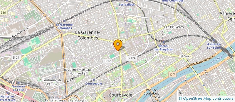 localisation de l'entreprise BARBANNE 9 à COURBEVOIE