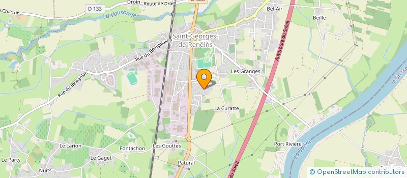 localisation de l'entreprise BARBANON à SAINT-GEORGES-DE-RENEINS
