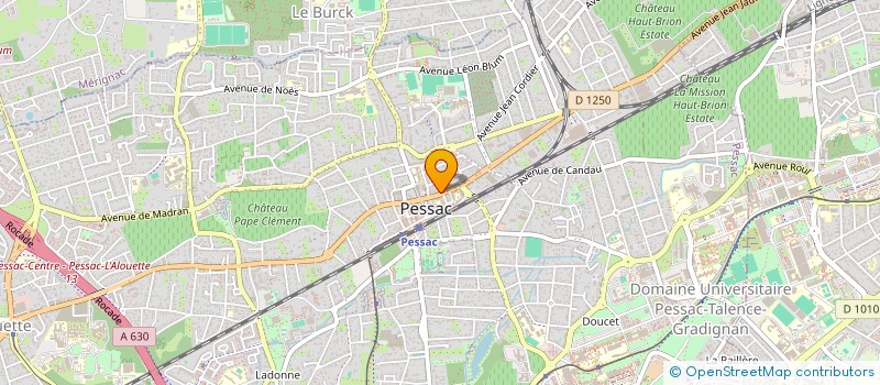 localisation de l'entreprise BARBAPAPA  PESSAC