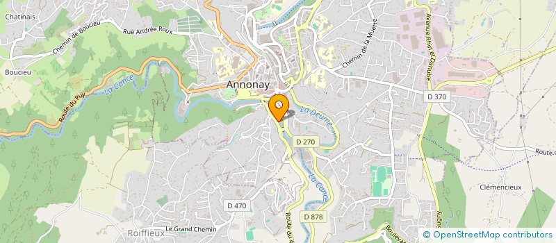 localisation de l'entreprise BARBAR à ANNONAY