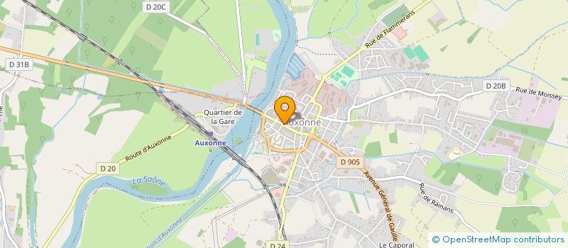 localisation de l'entreprise BARBAR à AUXONNE