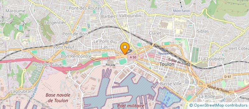 localisation de l'entreprise BARBARA  TOULON