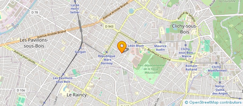 localisation de l'entreprise BARBARA à CLICHY-SOUS-BOIS