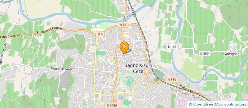localisation de l'entreprise BARBARA  BAGNOLS-SUR-CEZE