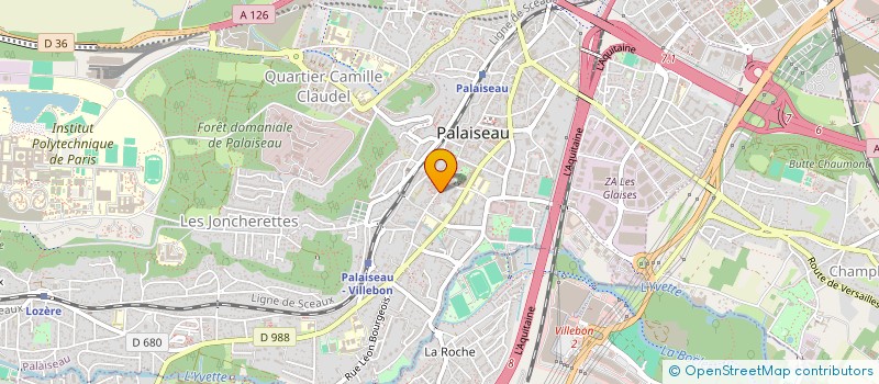 localisation de l'entreprise BARBARA à PALAISEAU