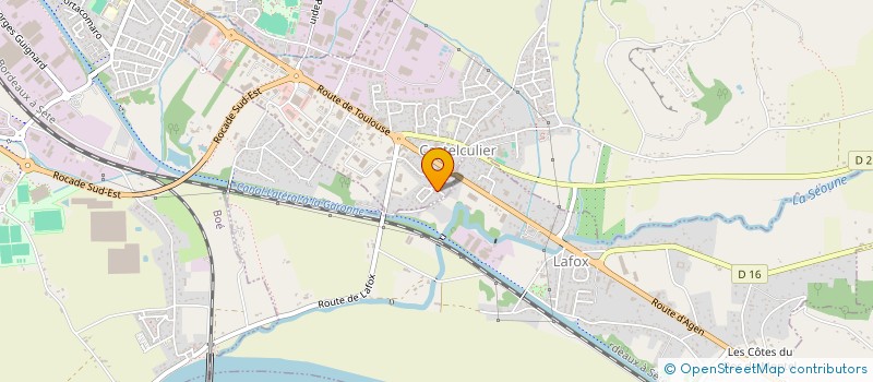 localisation de l'entreprise BARBARA. B  CASTELCULIER