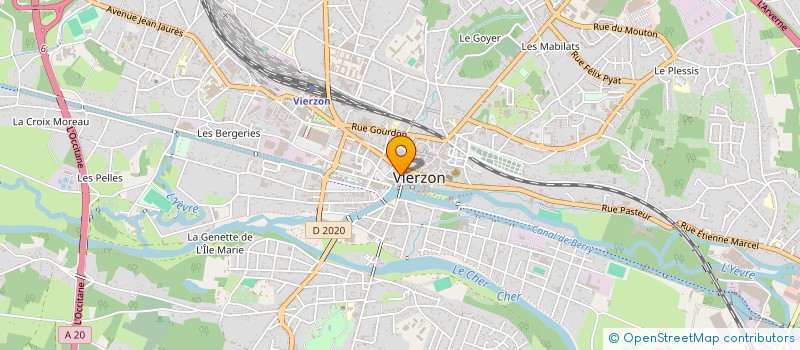 localisation de l'entreprise BARBARA BAUDRILLON  VIERZON