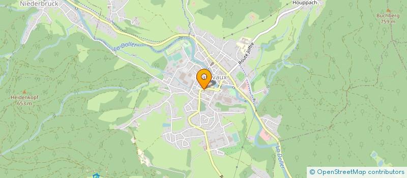 localisation de l'entreprise BARBARA COIFFURE  MASEVAUX-NIEDERBRUCK