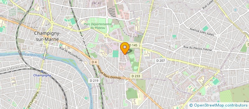 localisation de l'entreprise BARBARA ET FILS à CHAMPIGNY-SUR-MARNE