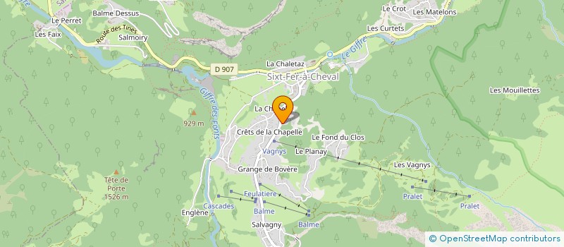 localisation de l'entreprise BARBARA ET VICTOR OB  SIXT-FER-A-CHEVAL