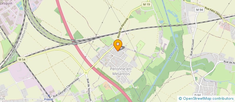 localisation de l'entreprise BARBARA IMMOBILIER à PERONNE-EN-MELANTOIS