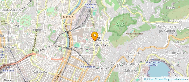 localisation de l'entreprise BARBARA NICE  NICE