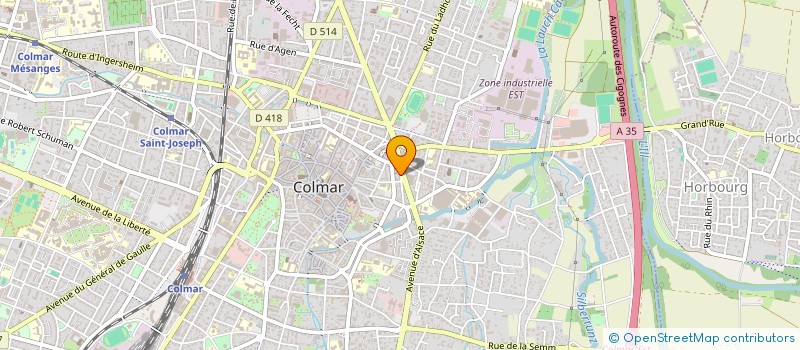 localisation de l'entreprise BARBARA SARL  COLMAR
