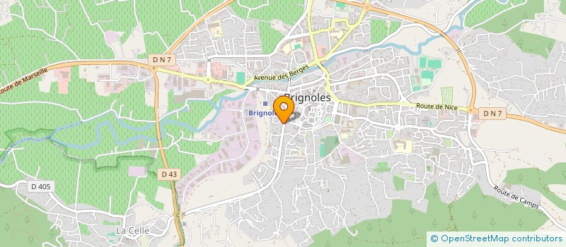 localisation de l'entreprise BARBARA SCI à BRIGNOLES