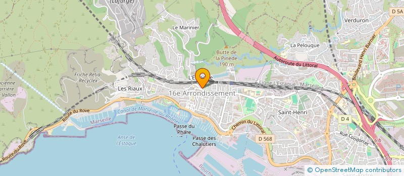 localisation de l'entreprise BARBARA TP à MARSEILLE 16EME
