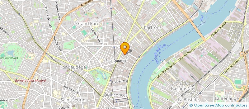 localisation de l'entreprise BARBARELLA à BORDEAUX
