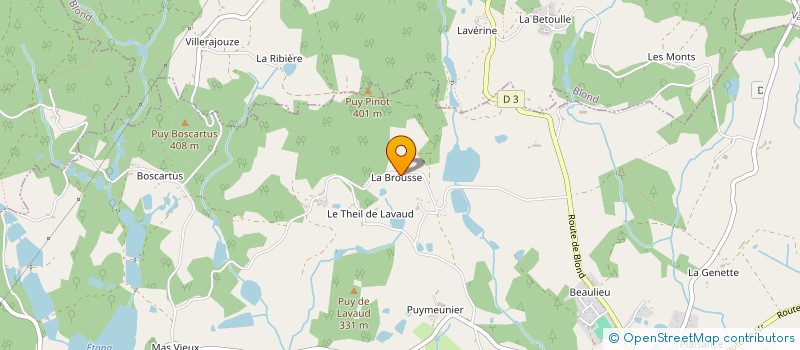 localisation de l'entreprise BARBARIANS 87 à JAVERDAT