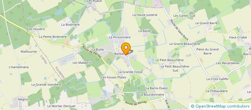 localisation de l'entreprise BARBARIE à FONDETTES
