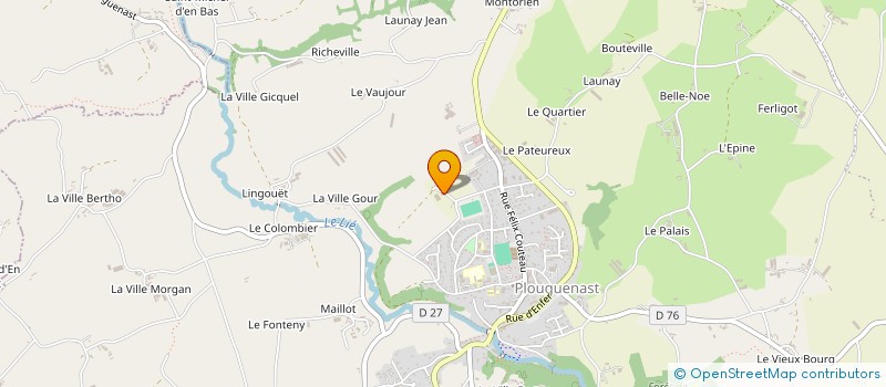 localisation de l'entreprise BARBARIE ET COMPAGNIE  PLOUGUENAST-LANGAST