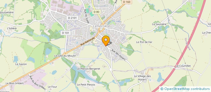 localisation de l'entreprise BARBARIT-TEXIER à LA FERRIERE