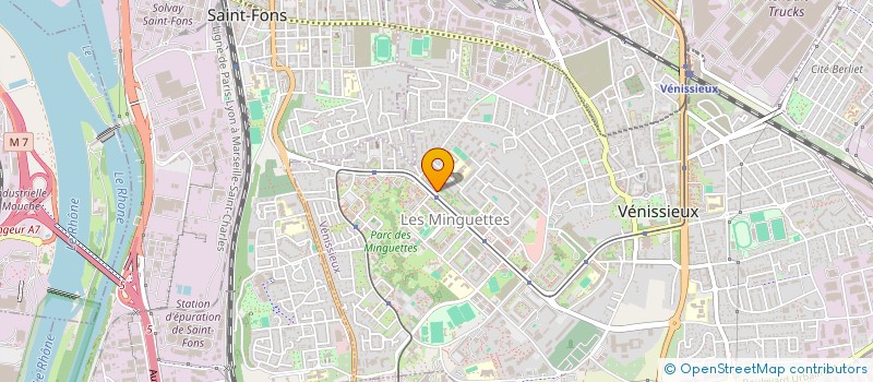 localisation de l'entreprise BARBAROS  VENISSIEUX