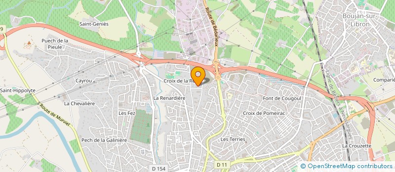 localisation de l'entreprise BARBAROS à BEZIERS