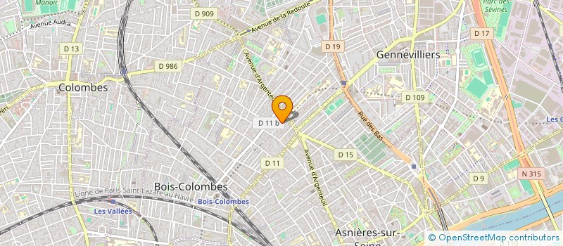 localisation de l'entreprise BARBAROSSA à BOIS-COLOMBES