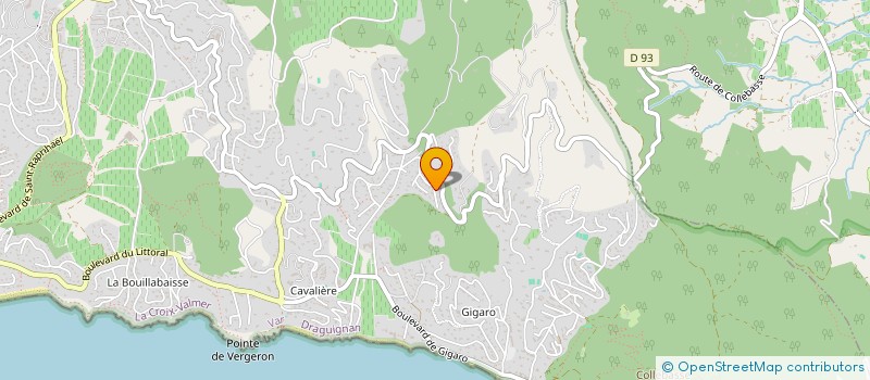 localisation de l'entreprise BARBAROU  LA CROIX-VALMER