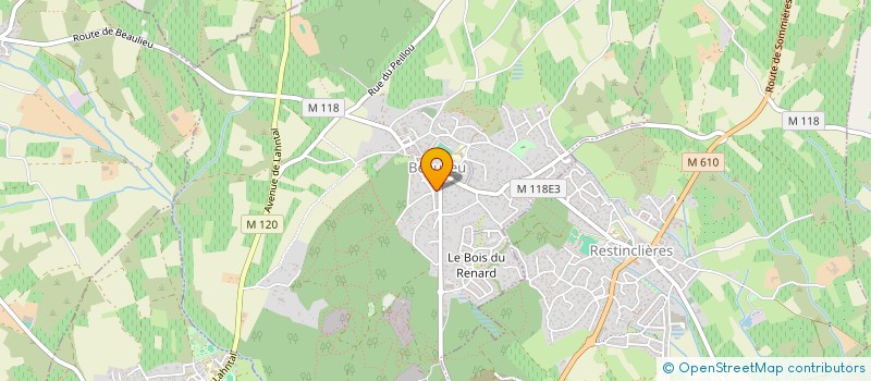 localisation de l'entreprise BARBARWINES, RUGBYMEN VIGNERONS à BEAULIEU