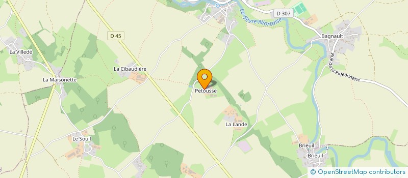 localisation de l'entreprise BARBASPAU  EXOUDUN