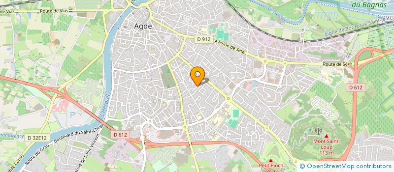 localisation de l'entreprise BARBASSO-JUILLAN  AGDE