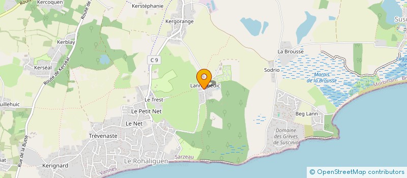 localisation de l'entreprise BARBATOUL  SARZEAU