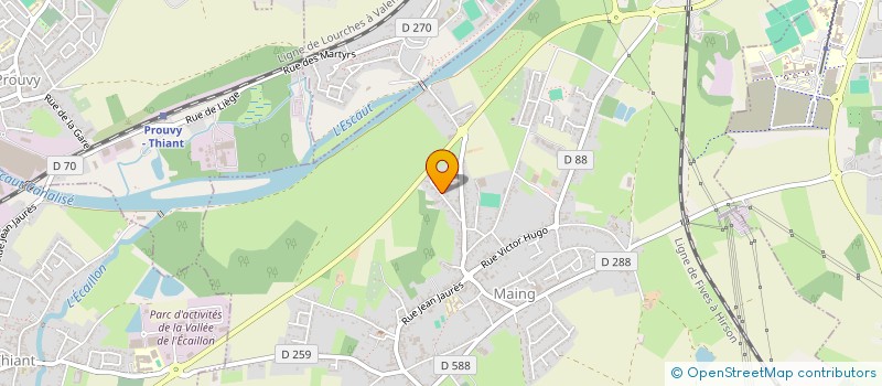 localisation de l'entreprise BARBATTITUDE DES HAUTS DE FRANCE  MAING