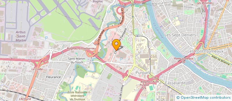 localisation de l'entreprise BARBE à TOULOUSE